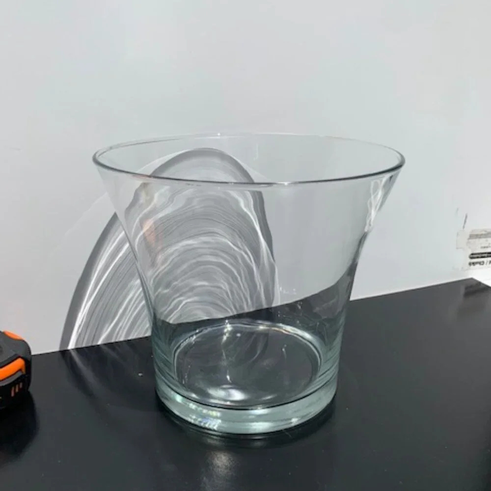 #3916 VINTAGE ICE BUCKET NO HANDLES, HANDMADE IN WV, USA